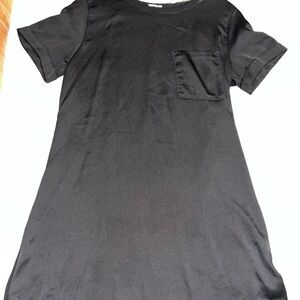 Zara Black Viscose Dress